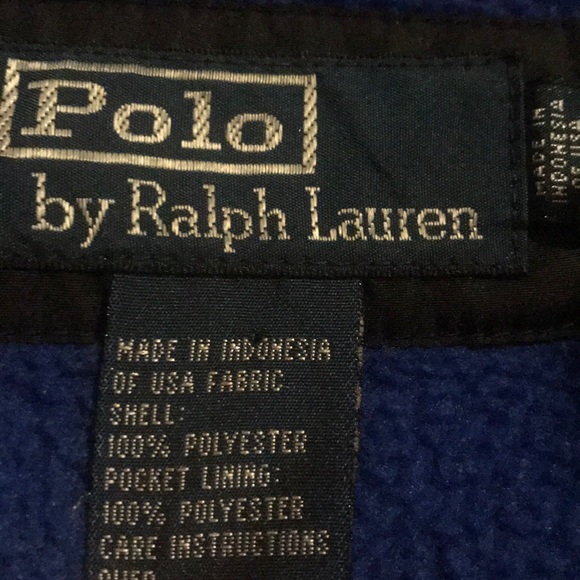 Polo Ralph Lauren XXL Fleece lined zip up jacket - Picture 3 of 8